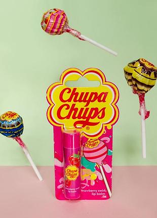 Бальзам для губ chupa chups полуничний