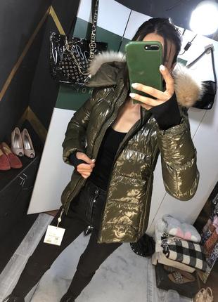 Шикарна куртка-монелер moncler пуховик жіноча куртка