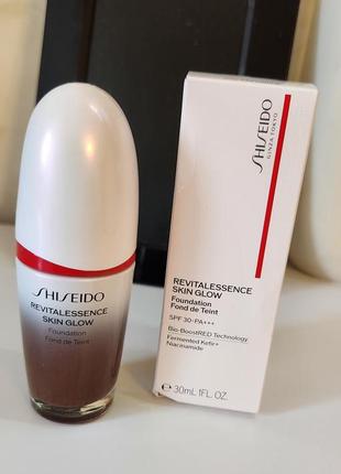 Тональний крем shiseido revitalessence skin glow foundation тоналка