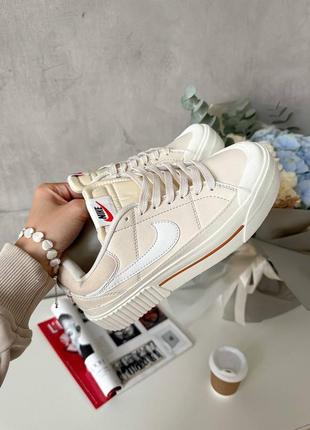 Кроссовки travis scott x nike sb dunk low white black brown