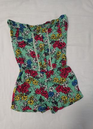 Стильний ромпер з квітковим принтом2-3