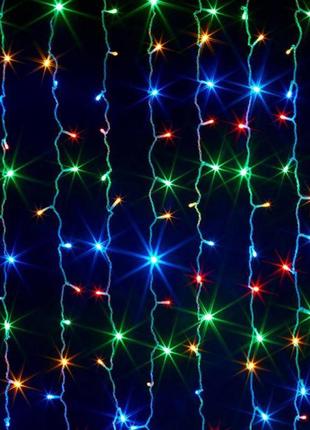 Світлодіодна гірлянда водоспад xmas 480 led 4х2 м rgb