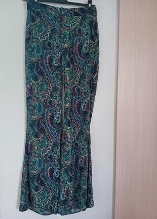 Женские нарядные летние брюки фирма zara, 14 размера(м).
