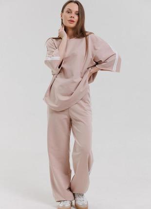 Костюм для девочки подростка размер 152, 158, 164, 170 бежевый