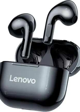 Новые наушники беспроводные lenovo lp40 pro black2 фото