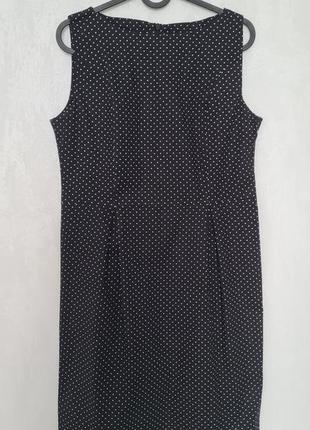 Select платье черная в горох белый размер м