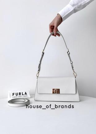 Женская брендовая кожаная сумочка furla zoe shoulder bag сумка кроссбоди crossbody оригинал кожа фурла на подарок жене подарок девушке1 фото