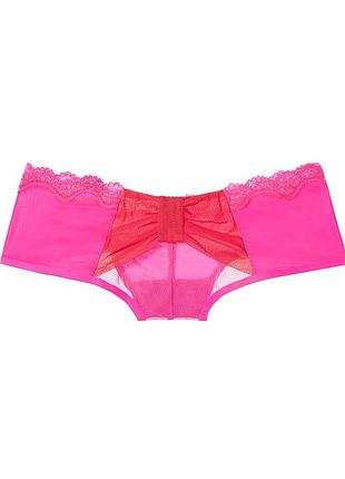 Трусики mesh bow cheeky panty victoria's secret