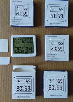 Термометр гигрометр часы electronic hygrometer pd-wdj-01