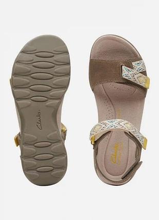 Спортивные женские босоножки clarks ananda spirit suede 42 размер