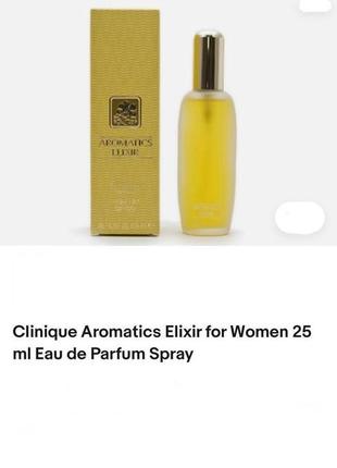 Парфумована вода aromatics elixir clinique3 фото