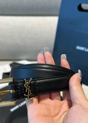 Шкіряний ремінь в стилі Жіночі парфуми short saint laurent black opium