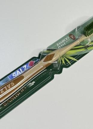 Lion salz bamboo toothbrush зубная щетка бамбуковая, 1 шт