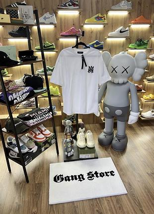Футболка amiri logo white