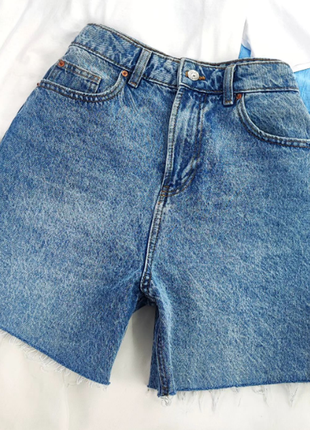 Подовжені джинсові шорти denim co