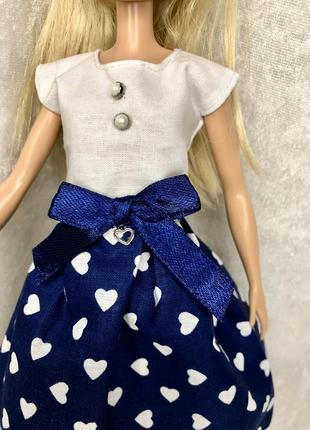 Одежда для кукол барби, платье. наряд для куклы барби.4 фото