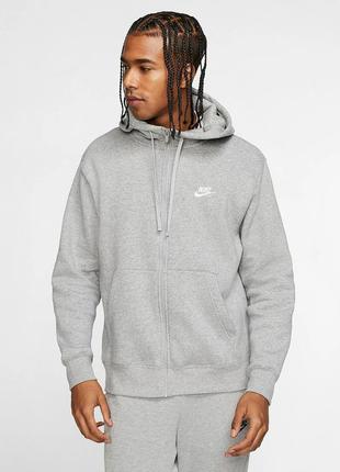 Кофта худі nike nsw club hoodie full zip з нових колекцій