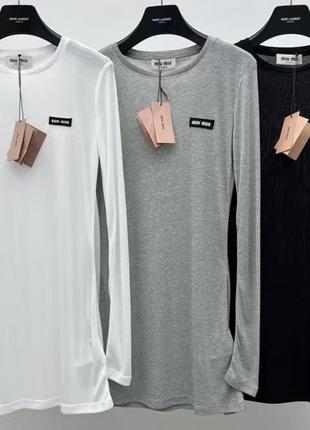 Плаття туніка minidress miu minidress miu