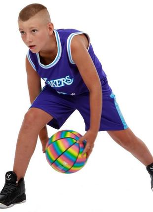 Форма баскетбольная детская nb-sport nba lakers 6 ba-99708 фото