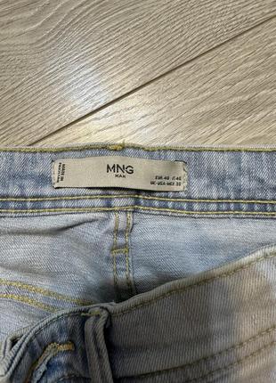 Чоловічі джинсові шорти mango3 фото