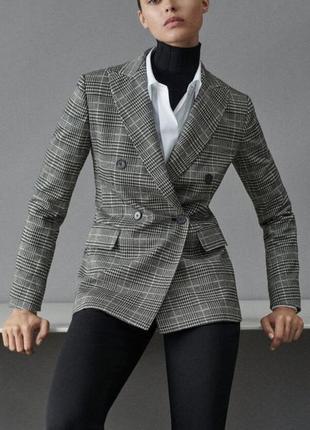 Піджак подовжений жакет клітинка max mara studio