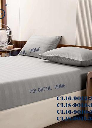 Простирадло на резинці тм colorful home
-страйп сатин
+наволочки