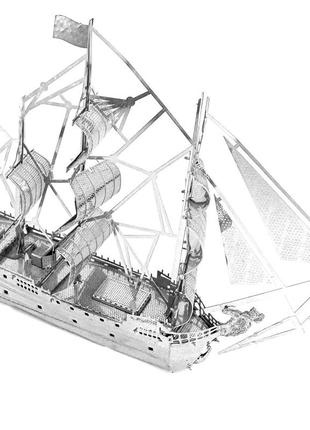Металеві 3d-пазл - корабель піратів. модель набір diy конструктор. іграшка-головоломка для дітей5 фото