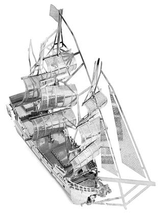 Металеві 3d-пазл - корабель піратів. модель набір diy конструктор. іграшка-головоломка для дітей3 фото