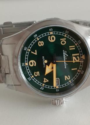 Часы наручные механические командирские addieddive ad2055 seiko nh35