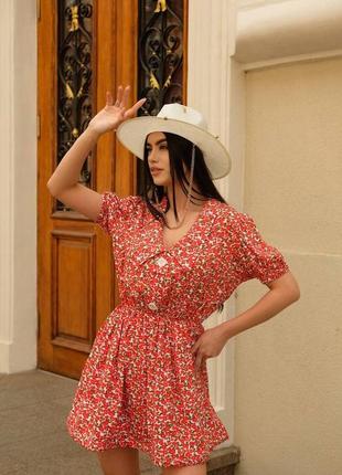 Жіноча сукня літня принт квіти,повітряна і неймовірна розмір.універсал