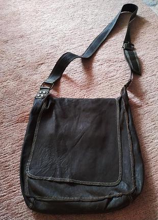 Кожаная мужская сумка next