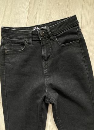 Гарні джинси скіні темно сірі м 105 фото