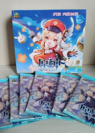 Колекційні картки genshin impact game anime карти геншин імпакт аніме відео гра