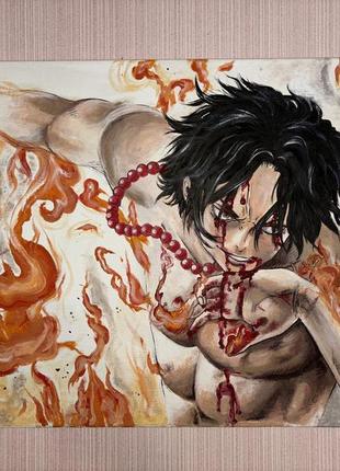 Картина ручной работы - аниме ван пес, персонаж майс