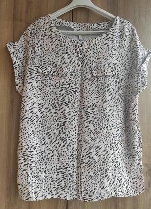 Натуральна блуза футболка next пог 57-60