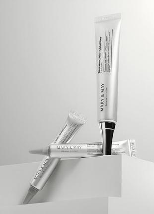 Крем під очі mary&may tranexamic acid and glutathione eye cream 12ml
