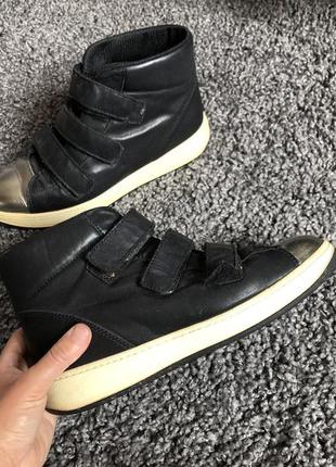 Кожаные ботинки hogan