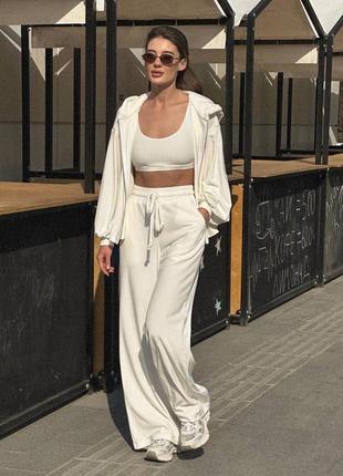 Велюровий спортивний костюм-трійка 3 в 1