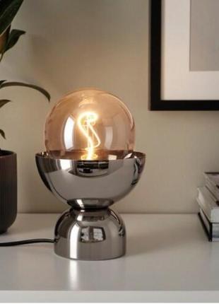 Настільна лампа ikea ackja / molnart1 сіра