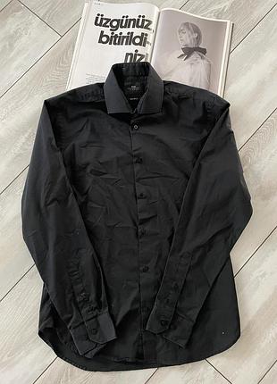 Рубашка классическая черный цвет