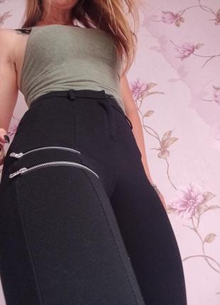 Актуальные лосины с замочками zara6 фото