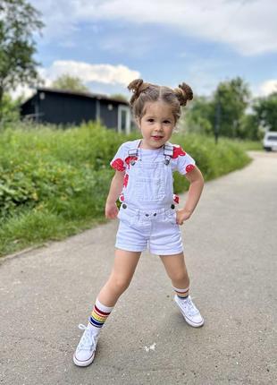 Комбінезон літній комбінзон джинсовий для дівчинки