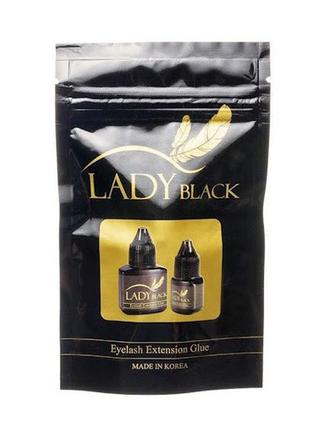 Клей sky, lady black 5мл (леді блек) для нарощування вій скай