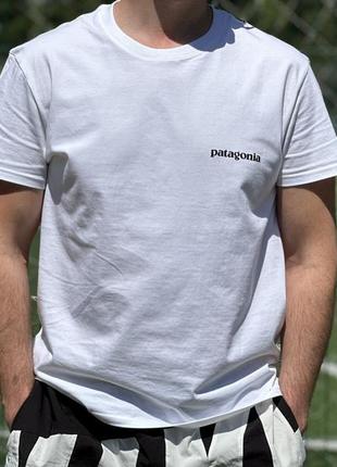 Футболка patagonia,футболка унісекс,футболка патагонія,біла футболка,футболка з принтом