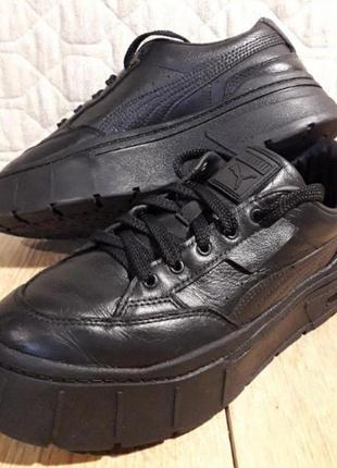 Кроссовки кожаные puma, 40.5р.