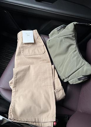 Штани карго джинси bershka4 фото