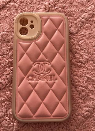 Чохол на iphone 11 / pink / chanel / б/у