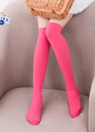 Дитячі червоні капронові гольфи