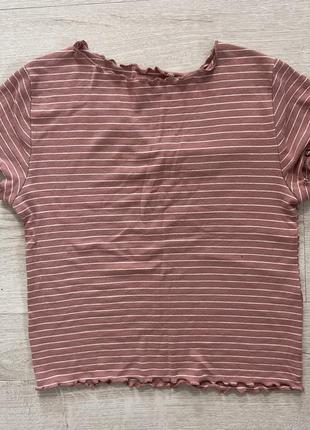 Футболка топ у смужку