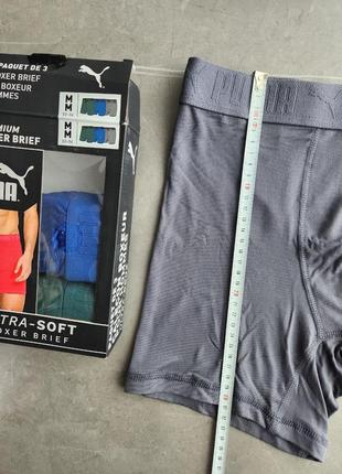 Чоловічі труси боксери puma 3pk men`s boxer brief 859705 01